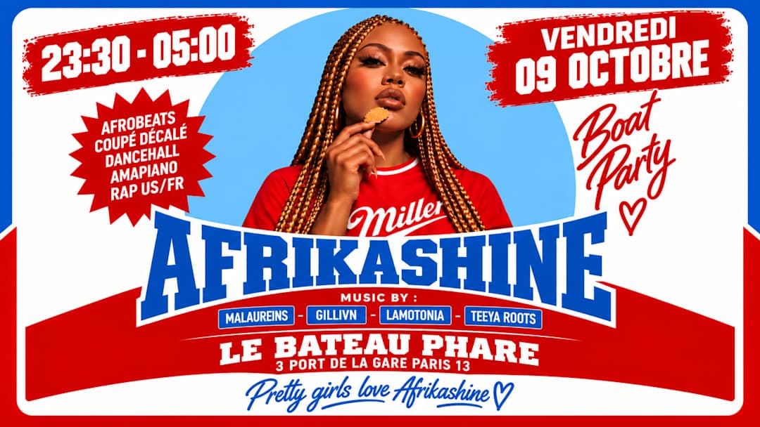 Afrikashine: Boat Party Afro