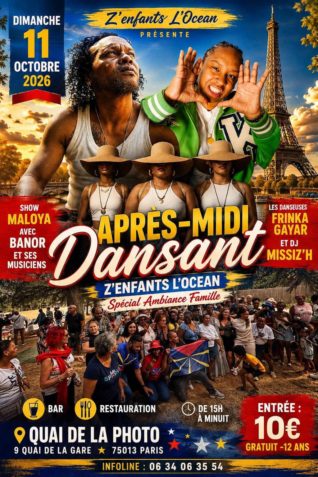 Après-midi dansant océan indien