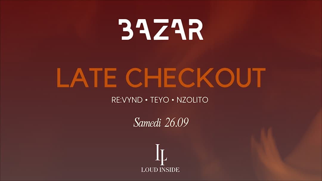 Be loud - Late checkout