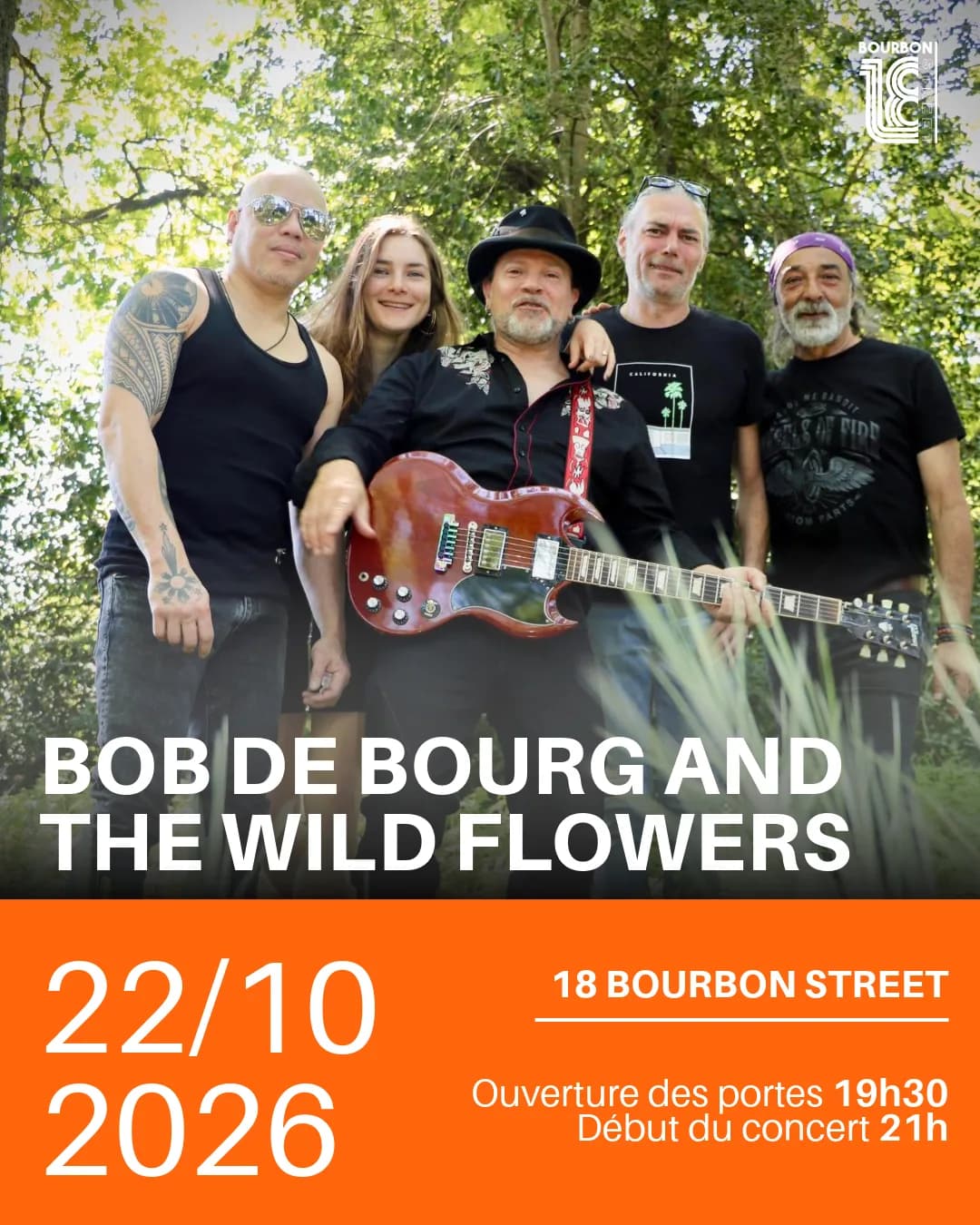 Bob de Bourg and the Wild Flowers