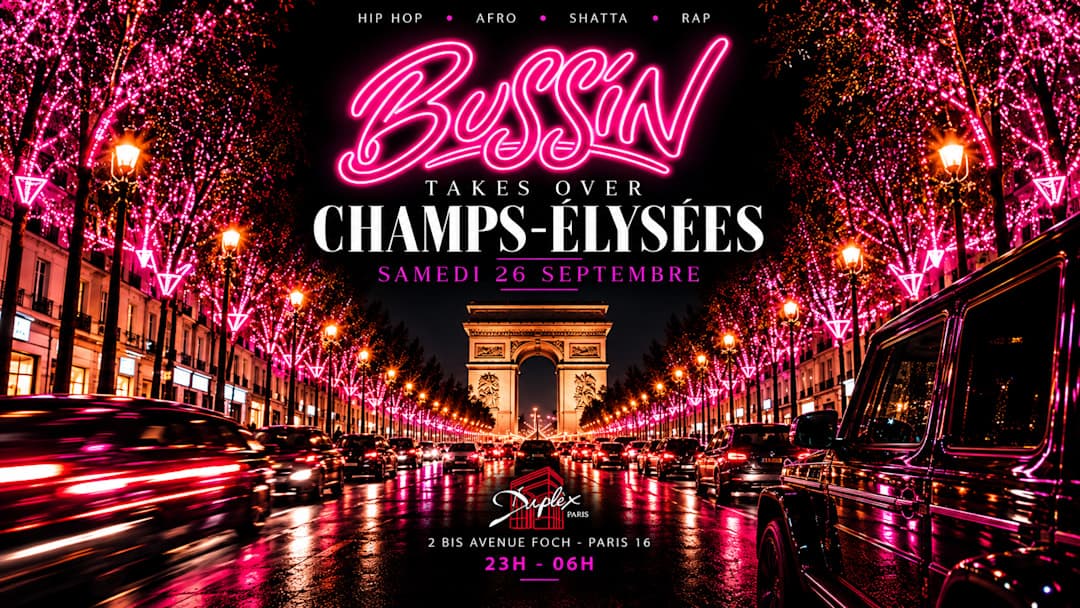 Bussin takes over Champs-Élysées