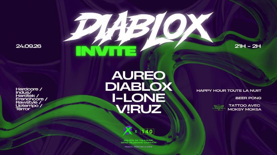 Diablox invite — Aureo, I-Lone & V!ruz