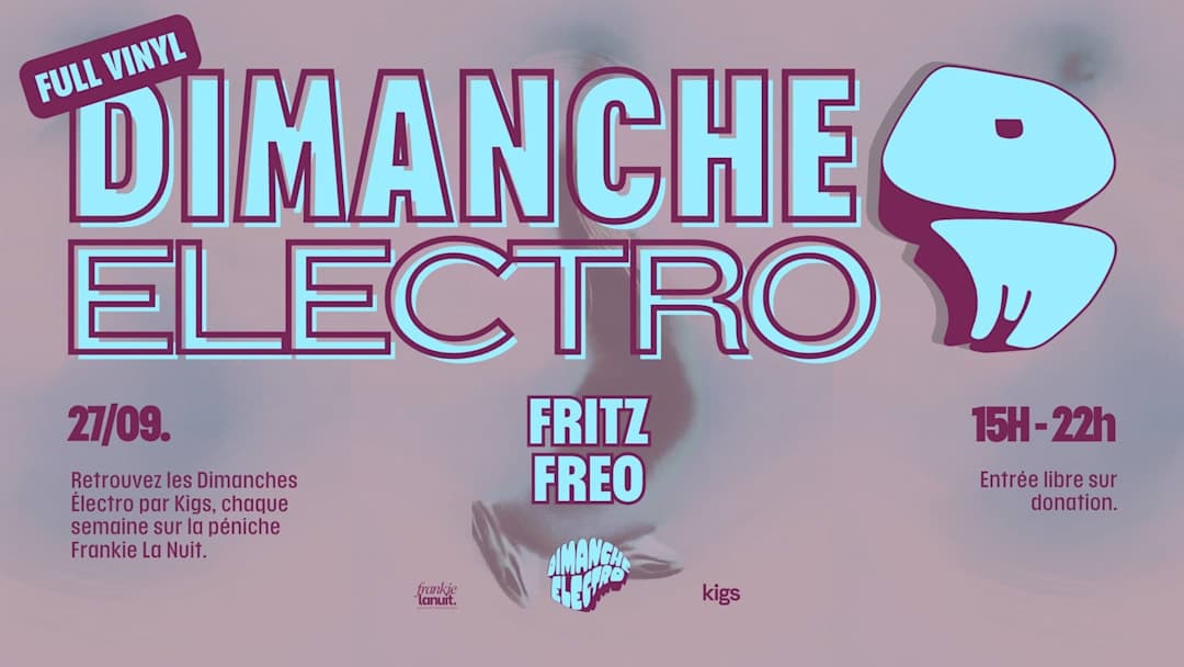 Dimanche Électro #21 invite Freo & Fritz