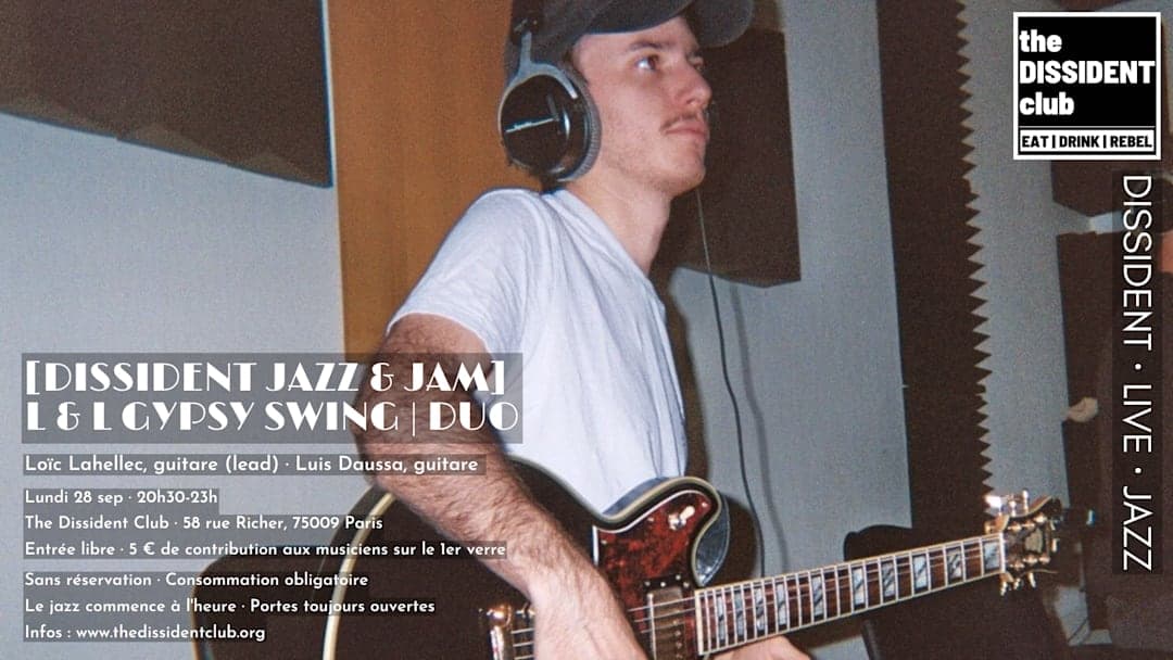 Dissident Jazz + Jam : L & L Gypsy Swing (duo)
