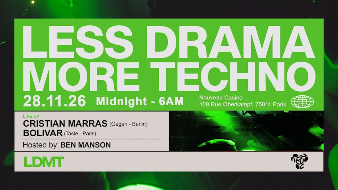 Less drama more techno [November edition]