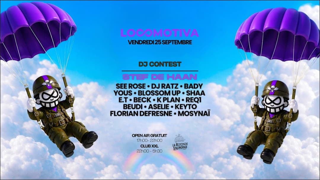 Locomotiva - Open-air & club : Stef de Haan & more