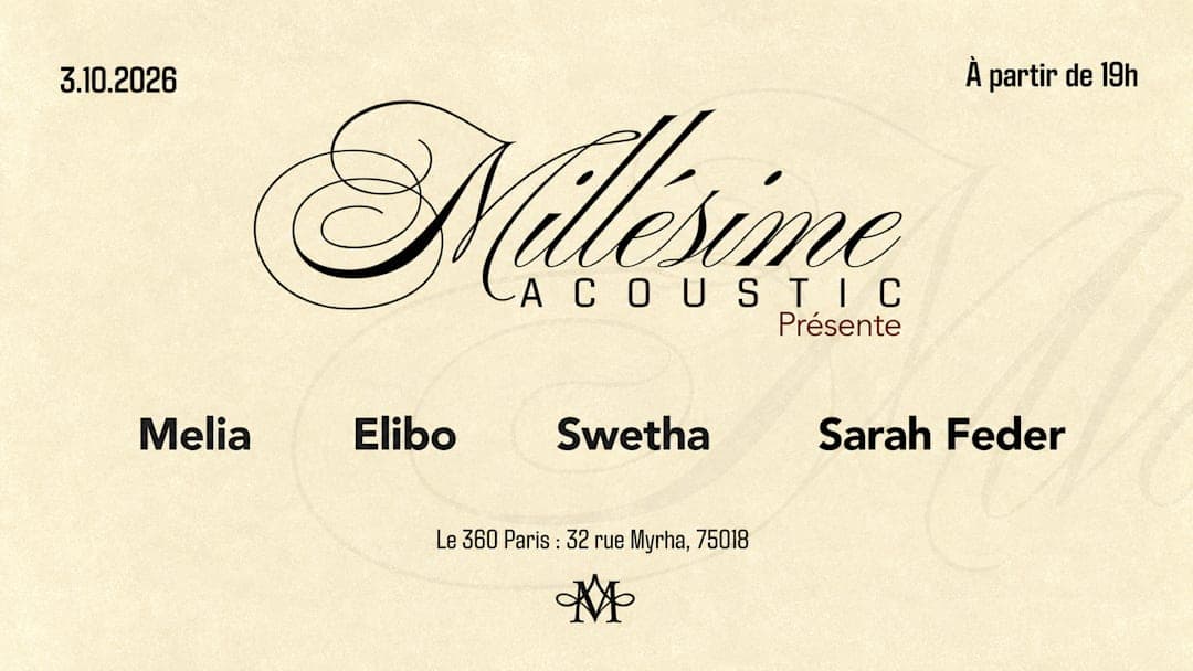 Millésime Acoustic Session