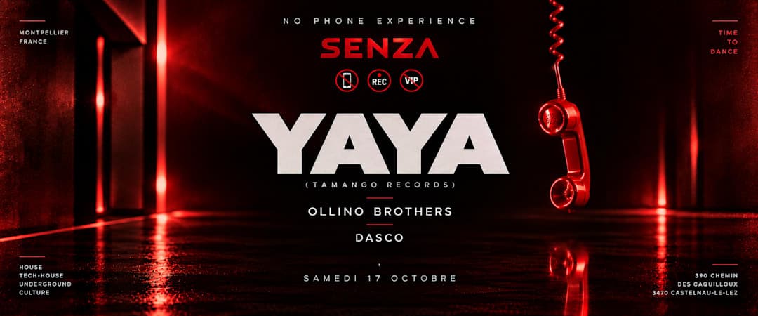 Senza (Opening Season) invite Yaya