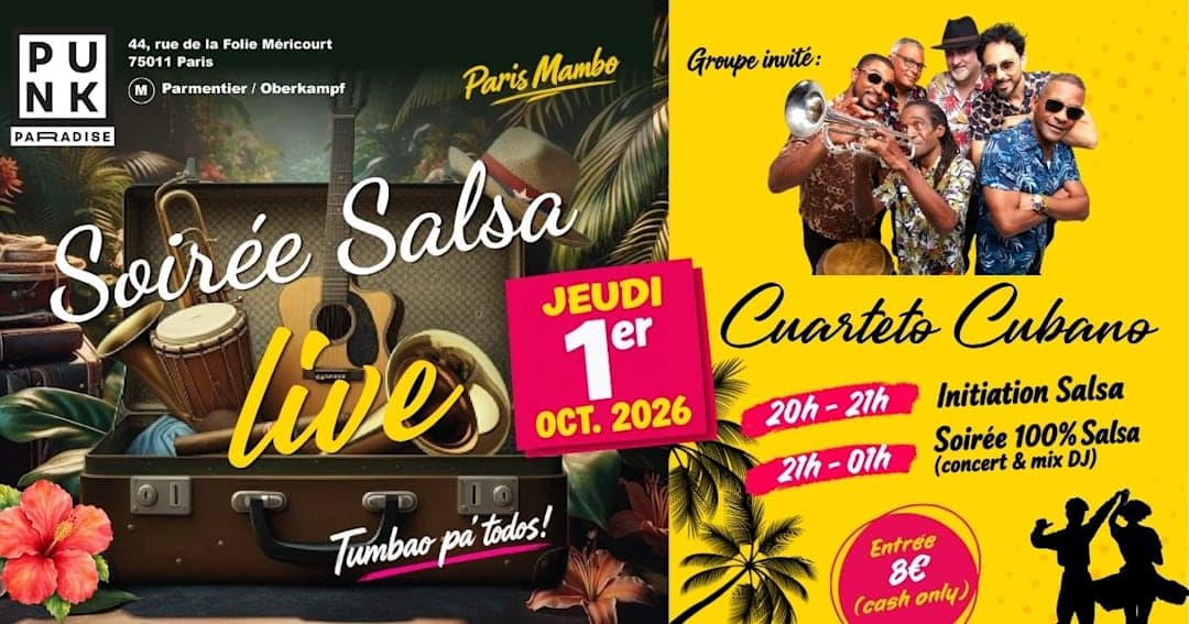 Soirée Salsa Live