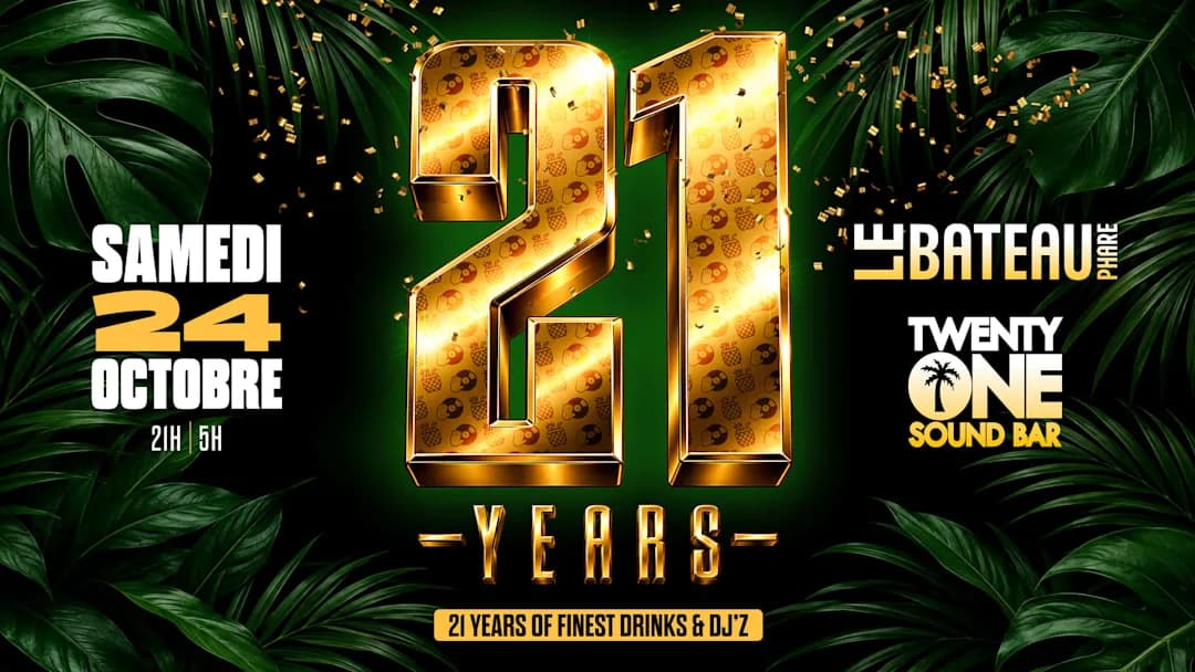 Twenty One Sound Bar - 21 Bday Edition