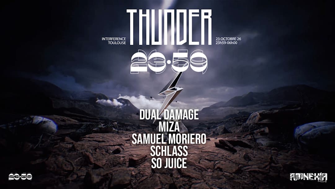 23:59 x Thunder : Samuel Moriero, Dual Damage, Schlass