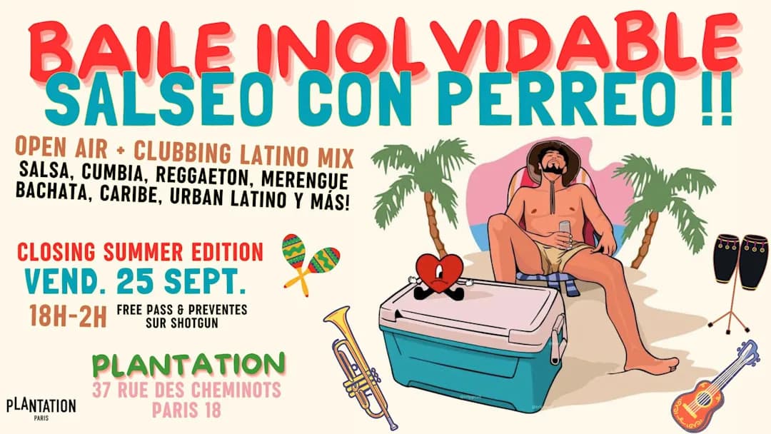 Baile Inolvidable - Soirée Latino Mix Salseo con Perreo