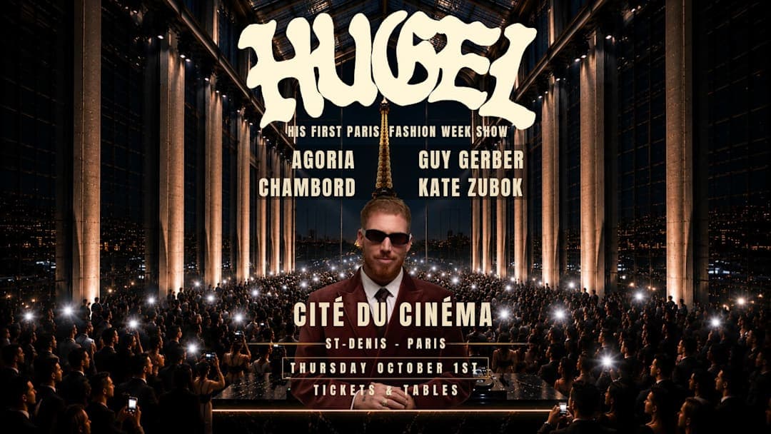 Hugel @ Paris fw/ Agoria, Guy Gerber, Chambord, Kate Zubok