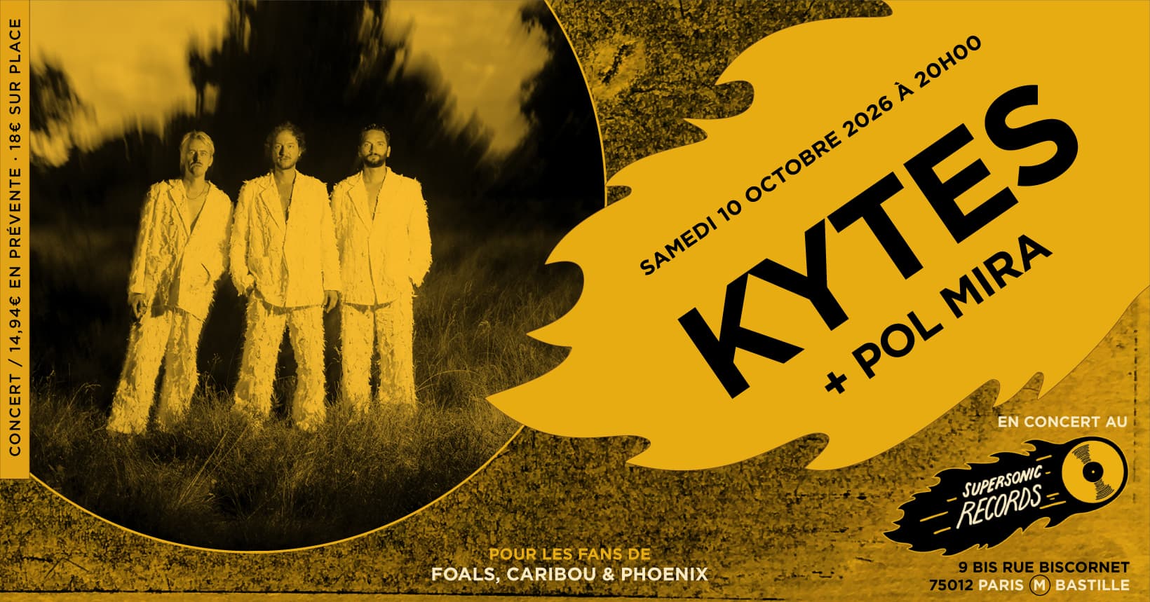 KYTES + Pol Mira en concert (côté Records)