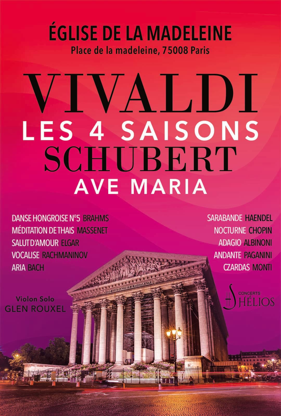 Les 4 Saisons de Vivaldi, Ave Maria et Célèbres Adagios