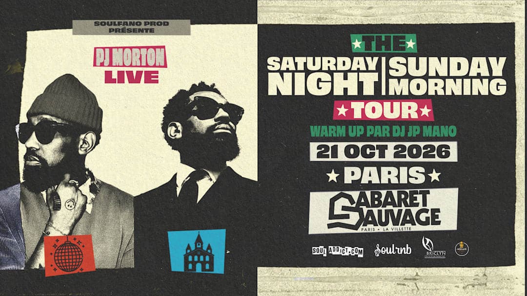 PJ Morton - The Saturday Night, Sunday Morning Tour