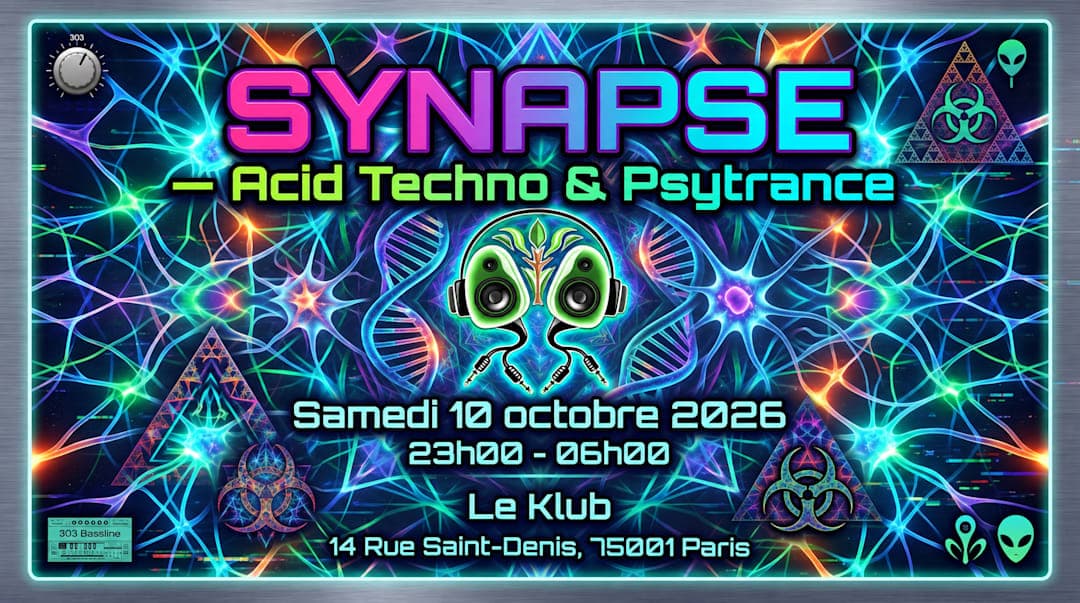 StereOrganic présente : Synapse - Acid Techno & Psytrance