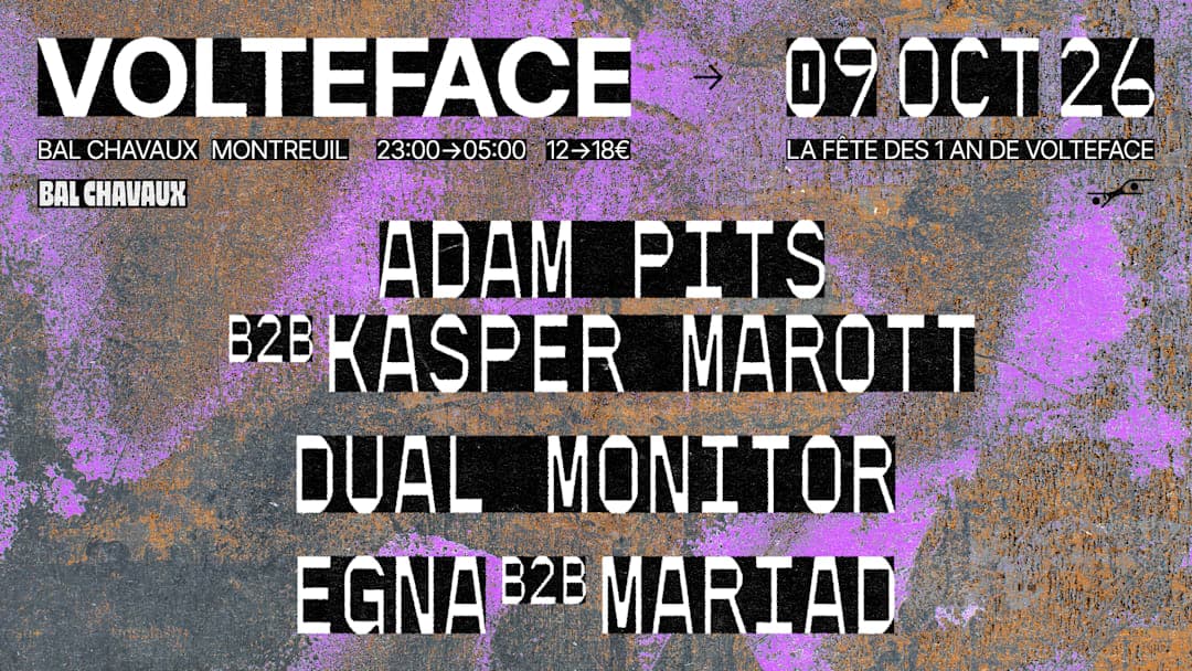 Volteface anniversary